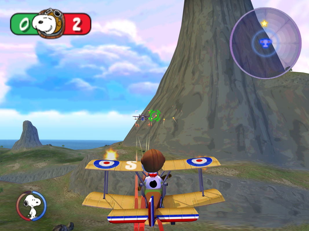 Snoopy vs. the Red Baron screenshot 3 for Playstation 2